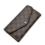 Load image into Gallery viewer, Louis Vuitton Sarah Wallet Damier Ebene Brown Monogram Canvas (Pre-owned)
