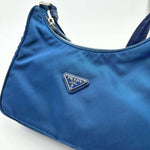 Load image into Gallery viewer, Prada Mini Tessuto Sport Shoulder Bag Blue (Like new) BK4XV7C
