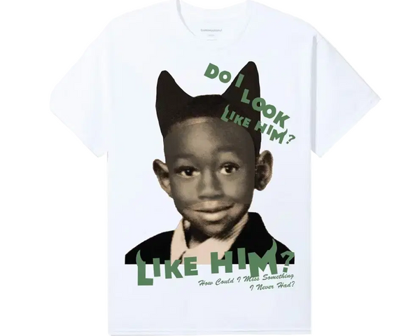 Tyler The Creator Chromokopia 2025 “Like Him?”Tour Merch Tee White (Manila)