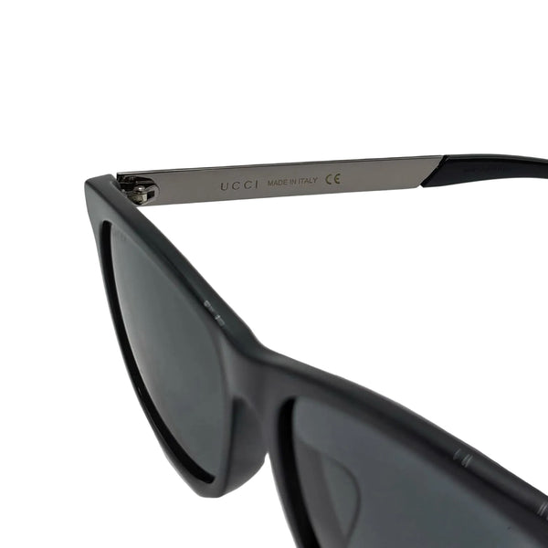 Gucci Black GG0695SA Rectangle Sunglasses (Pre-owned)