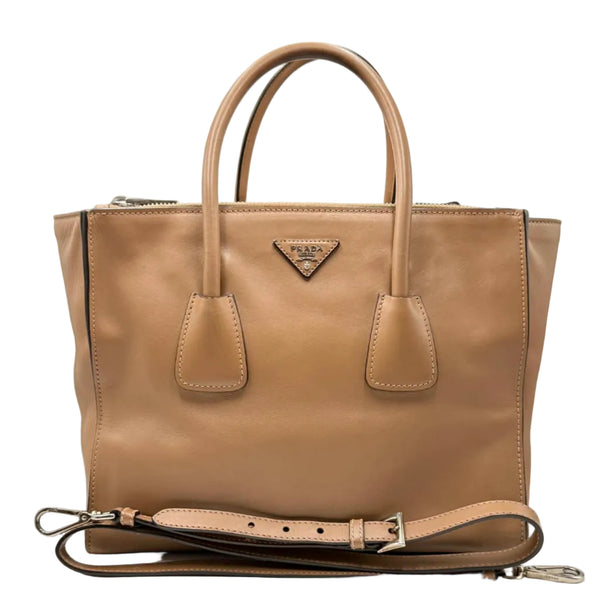 Prada Twin Pocket Tote City Calfskin Medium (Pre-owned)
