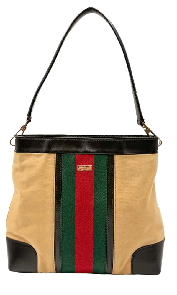 Gucci 2000-2015 Canvas Web shoulder bag (Pre-owned)