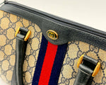 Load image into Gallery viewer, Gucci Boston Handbag GG monogram Canvas Leather (Pre-owned) KT4KWC3
