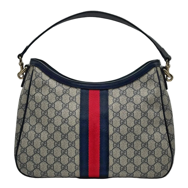 Gucci 2016-2026 GG Supreme Web Shoulder Bag (Pre-owned) 6C7RRDG