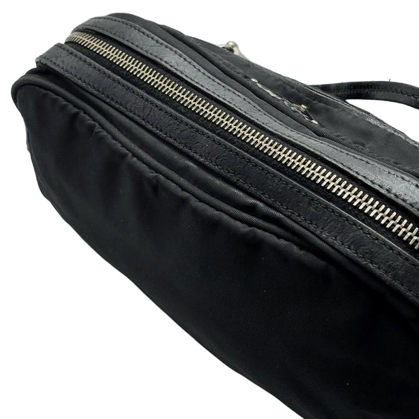Prada Nylon Camera/Shoulder Bag Black (Pre-owned)