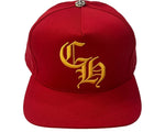 Load image into Gallery viewer, Chrome Hearts CH Silver Button Hat Red/Yellow
