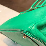 Load image into Gallery viewer, Hermès Taurillon Clemence Birkin 35 Menthe (Pre-owned) 797QGR4
