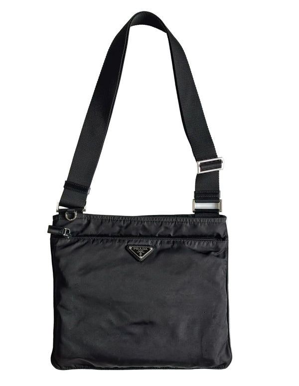 Prada Nylon Messenger/Crossbody Bag (Pre-owned)
