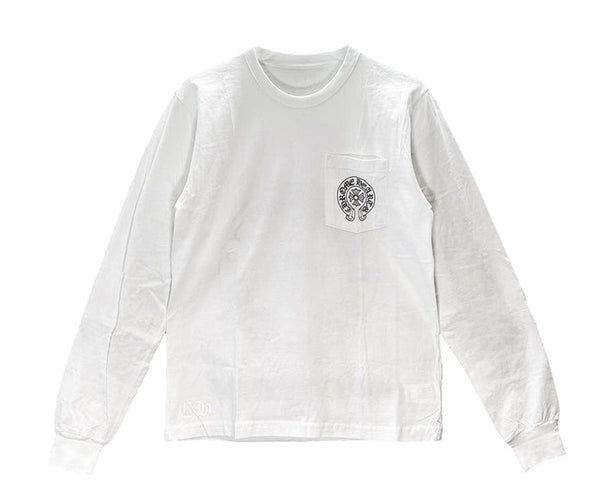 Chrome Hearts Hong Kong Exclusive Horseshoe Floral Sleeve Long Sleeve Shirt