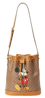 Load image into Gallery viewer, Gucci x Disney Mickey Mouse Supreme Canvas Bucket Bag (Like new)
