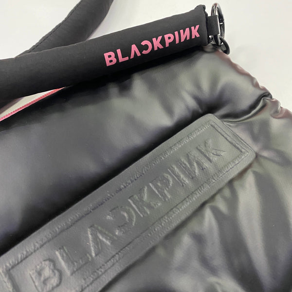 BLACKPINK Rectangle Pouch & Deadline Logo Black