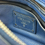 Load image into Gallery viewer, Prada Front Zip Convertible Satchel Vitello Phenix Small (Like new) CYQ7BKD
