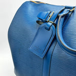 Load image into Gallery viewer, Louis Vuitton Toledo Blue Epi Leather Keepall 50 Bag (Pre-owned) XH8VR47
