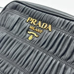 Load image into Gallery viewer, Prada Nappa Gaufre Camera Bag Black (Like new) HX2GCXR
