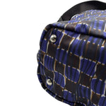Load image into Gallery viewer, Prada Blue Tessuto Stampato Satchel Pony Style (Like new) RMVTHW4
