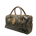 Load image into Gallery viewer, Saint Laurent Vintage Yves Grey black brown leather bag (Pre-owned)
