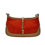 Load image into Gallery viewer, Gucci Jackie Vintage Leather Handbag Orange Suede (Pre-owned) R6HDVKD
