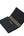 Burberry Black Leather Card Holder Wallet Nova Check Lining Slim (Like new)