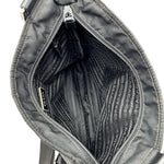Load image into Gallery viewer, Prada Black Nylon Buckle Flap Messenger (Pre-owned) GHQJC3C
