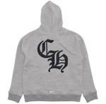 Load image into Gallery viewer, Chrome Hearts Cemetery Cross Patch Hoodie Grey
