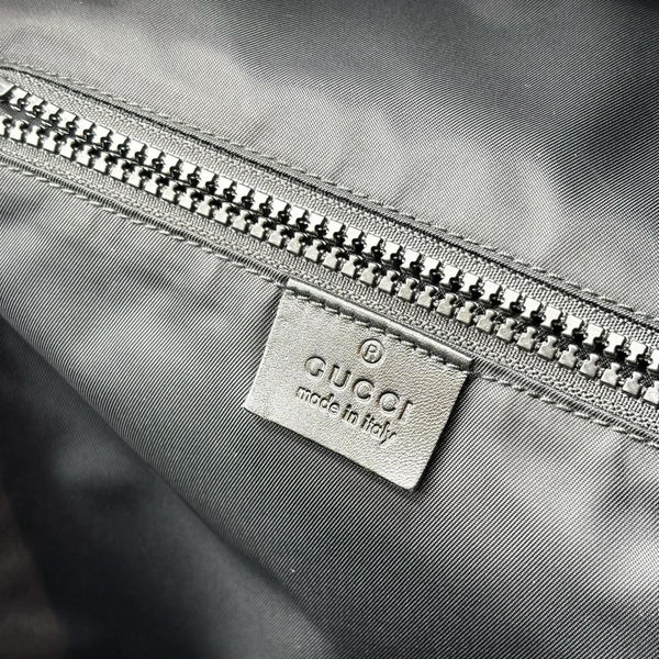 Gucci Backpack Sherry Line Black (Pre-owned) 4KX67CY