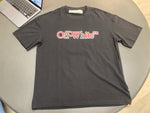 Load image into Gallery viewer, Off-White Black Red white Arrow Short Sleeve T-shirt Black
