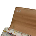 Load image into Gallery viewer, Louis Vuitton White Monogram Multicolor Sarah Wallet (Pre-owned)
