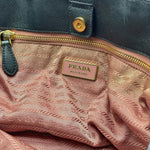 Load image into Gallery viewer, Prada Black Vela Nylon Bow Tote Bag MV1 (Pre-owned) 34H2J27
