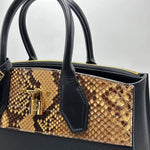 Load image into Gallery viewer, Louis Vuitton  Python/Leather City Streamer MM Noir (Like new) CMTJ609
