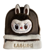 Load image into Gallery viewer, Classic Bag Series-LABUBU Berber Fleece Backpack (Brown)
