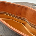 Load image into Gallery viewer, Celine Macadam Canvas Horse Carriage Bag PVC Leather Brown Gold Auth (Pre-owned)
