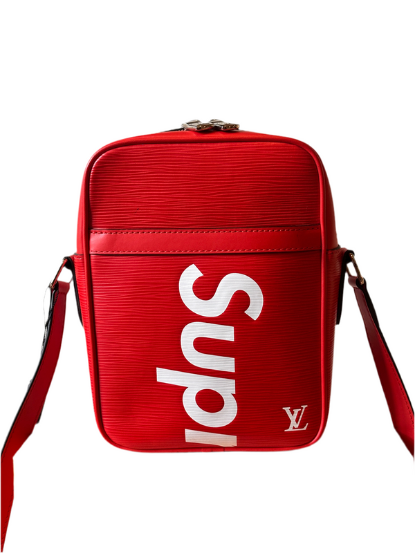 Louis Vuitton x Supreme Danube Epi PM Red