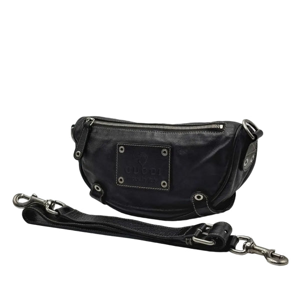 Gucci Leather Shoulder Bag Black (Like new) GB8RJDX