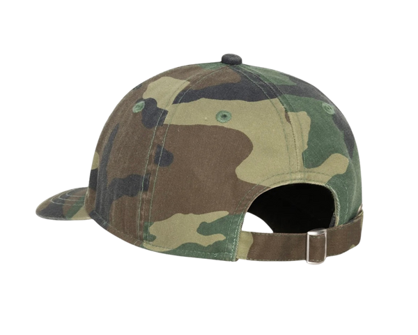 Stussy Basic Washed Low Pro Cap Woodland Camo