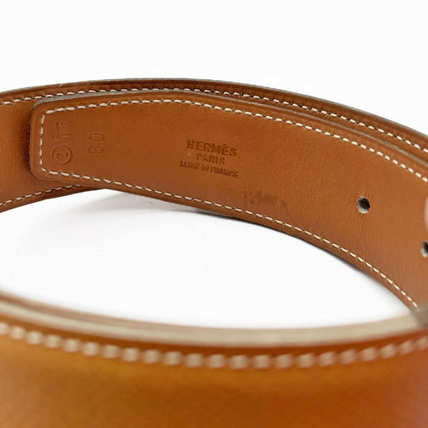 Hermès Barenia Leather Reversible Constance H Belt 60cm (Pre-owned) 4VY7KHG