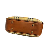 Load image into Gallery viewer, Burberry Haymarket Check Coated Canvas Handbag (Pre-owned)
