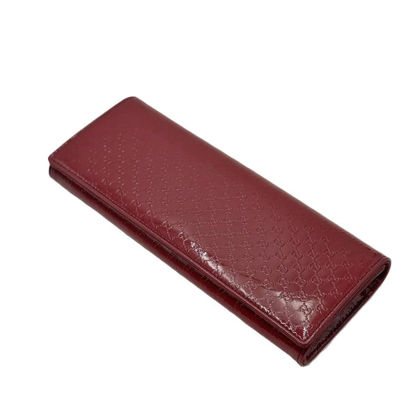 Gucci Micro-Guccissima Patent Leather Broadway Clutch Bag (Pre-owned)