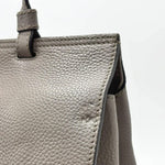 Load image into Gallery viewer, Gucci Cellarius Calfskin Medium Bamboo Daily Top Handle Bag Storm Grey (Pre-owned) 3R2BHMB
