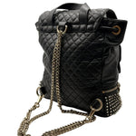 Load image into Gallery viewer, Philipp Plein Skull Studded Backpack Black Leather (Like new)
