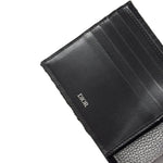Load image into Gallery viewer, Dior Saddle Bifold Wallet Black Grained Calfskin Marquetry Dior Oblique Jacquard (Brandnew) JX3MRYKr
