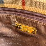 Load image into Gallery viewer, Burberry Haymarket Check Coated Canvas Handbag (Pre-owned)
