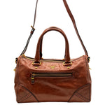 Load image into Gallery viewer, Prada Palissandro Vitello Shine Leather East/West Satchel Bag (Pre-owned)
