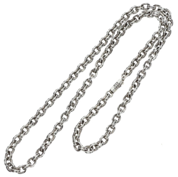 Chrome Hearts Silver Paperchain Necklace 24"