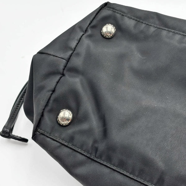 Prada Saffiano Trimmed Tessuto Open Convertible Tote satchel (Pre-owned)