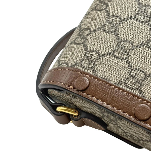 Gucci Horsebit 1955 Mini Bag GG Supreme Canvas (Like new) V3DVQXQ