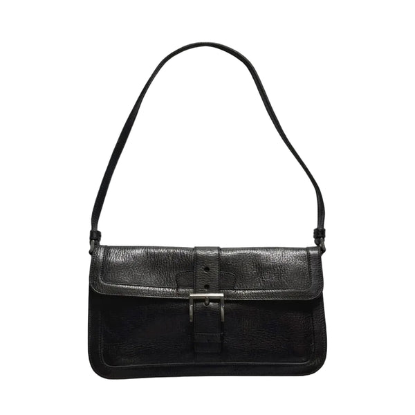 Prada Enameled Metal Tiangle Shoulder Bag (Pre-owned) M68H42K