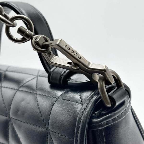 Gucci GG Marmont Matelasse Top Handle Bag Mini (Like new) DRB9DHR