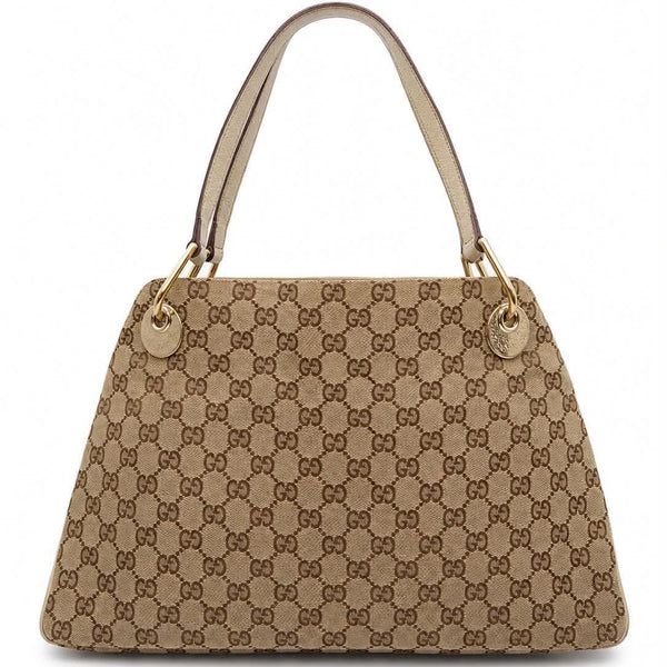 Gucci Monogram Medium Eclipse Shoulder Bag Off White (Pre-owned)