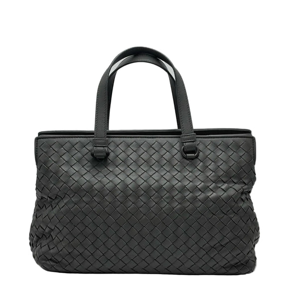 Bottega Veneta Intrecciato Medium Accordion Tote Pacific Dark Grey (Pre-owned) XBVDKK2