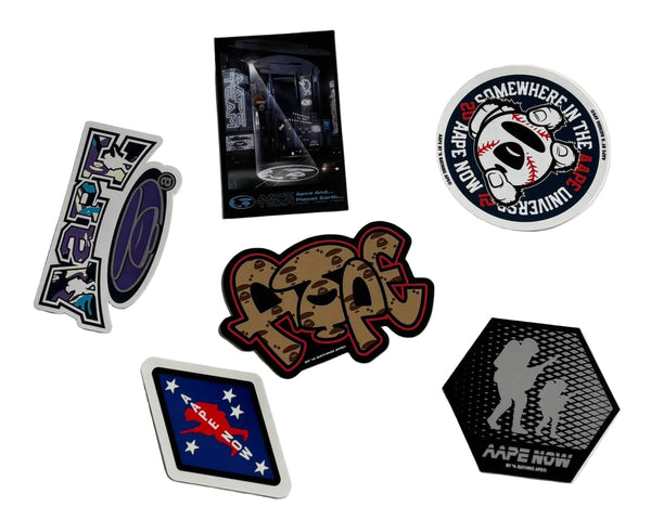 Aape Assorted Sticker 6pcs (Set)